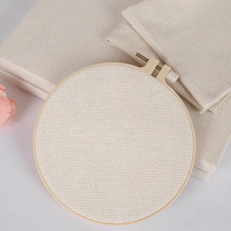 DIY Embroidery Punch Needle Kit for Beginners – Stamped Sunflower Pattern with Fabric, Yarn, Hoop & Wooden Punch Needle