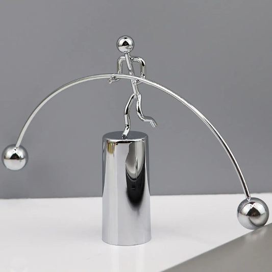 Creative Iron Man Balance Ball Figurine – Tumbler Desk Ornament & Stress Reliever Decoration