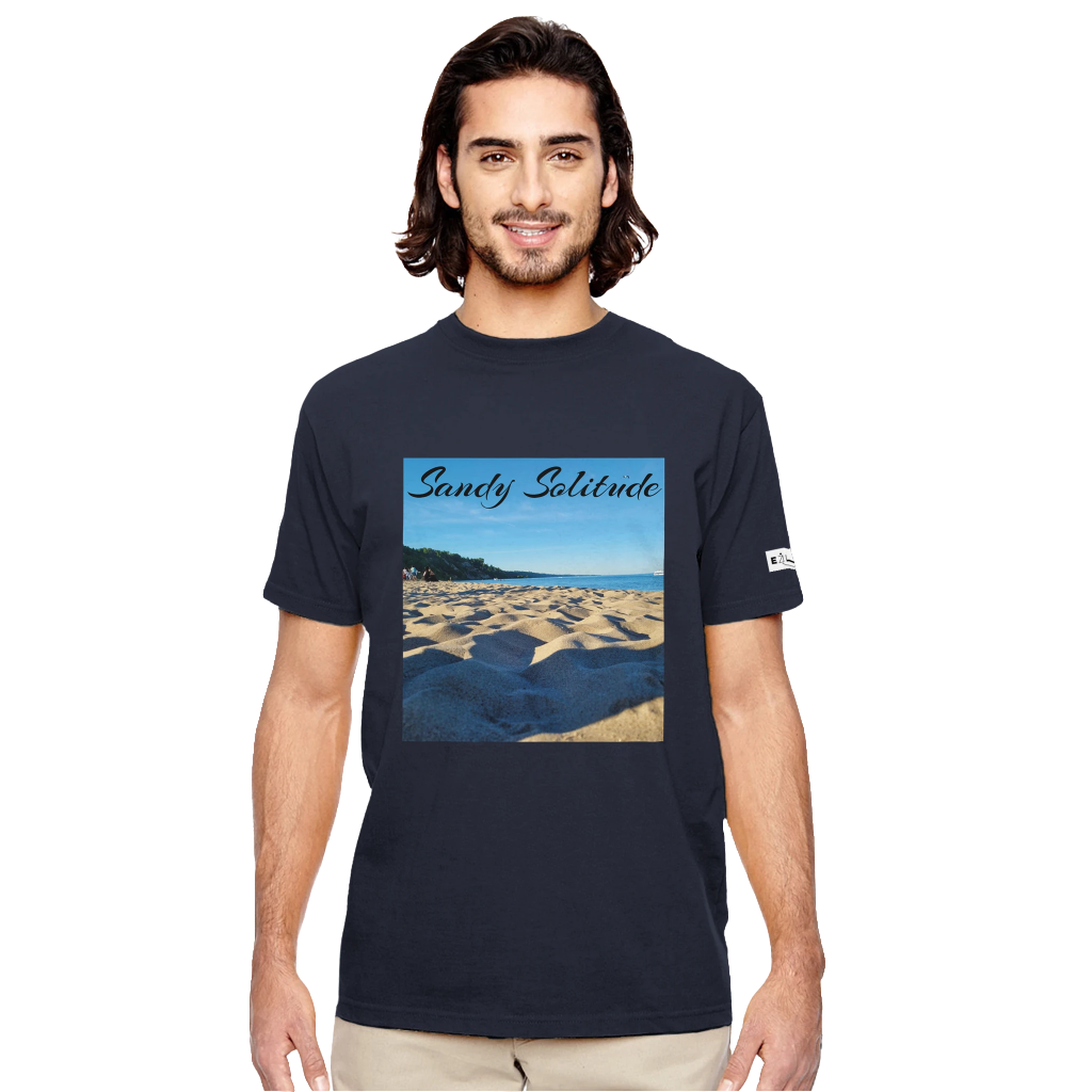 Organic Unisex Crewneck T-shirt | Bluffer’s Beach View – Econscious EC1000