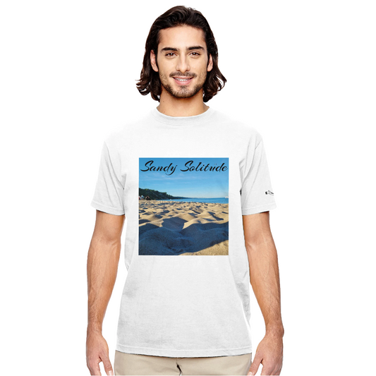 Organic Unisex Crewneck T-shirt | Bluffer’s Beach View – Econscious EC1000