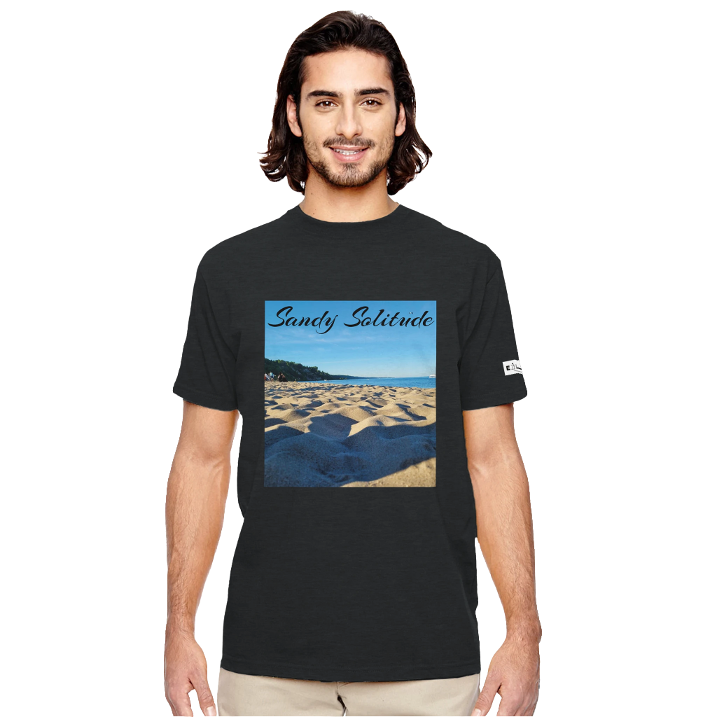 Organic Unisex Crewneck T-shirt | Bluffer’s Beach View – Econscious EC1000