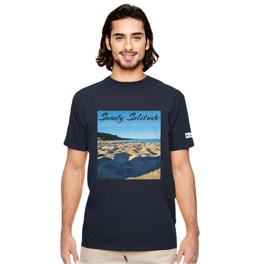 Organic Unisex Crewneck T-shirt | Bluffer’s Beach View – Econscious EC1000